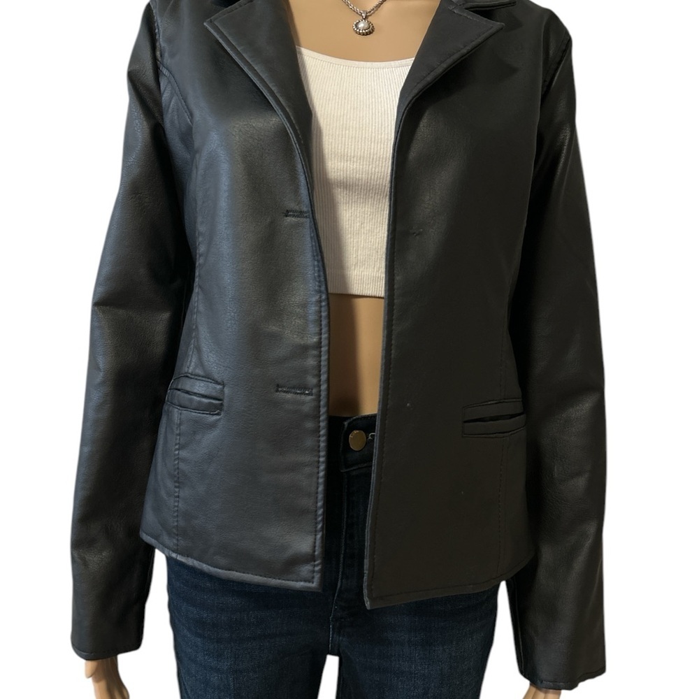Women's Black Leather Jacket